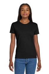Gildan® Women's Ultra Cotton® 100% US Cotton T-Shirt - Black - XS